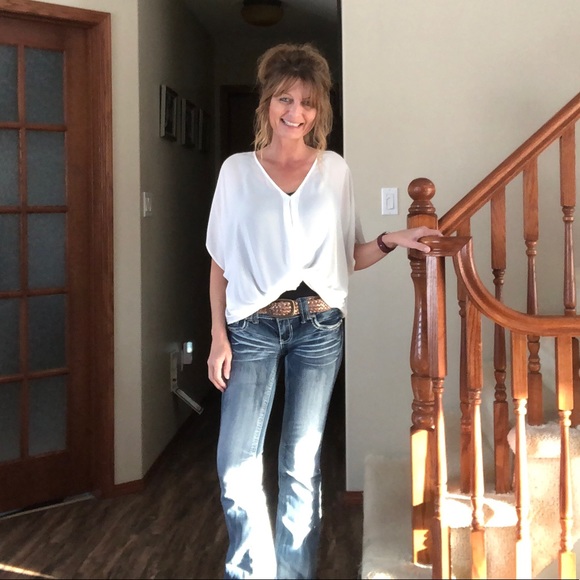 Forever 21 white sheer crop blouse - Picture 12 of 12